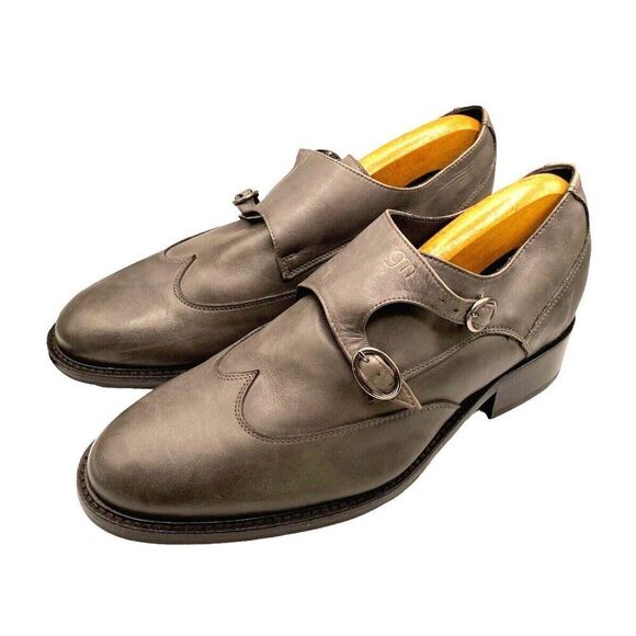 guidomaggi ostuni-elevator shoes in full grain leather Hand made Size US 9.5 - Picture 1 of 9